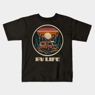 Rv life outdoors Kids T-Shirt